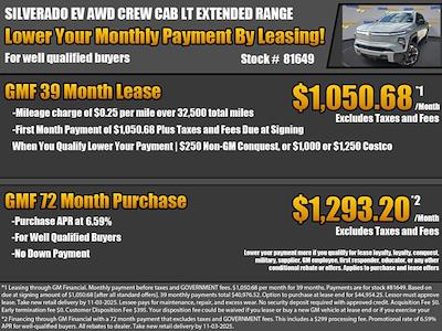 New 2026 Chevrolet Silverado EV LT Crew Cab 4WD Pickup for sale #81649 - photo 2
