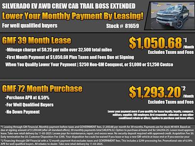 New 2026 Chevrolet Silverado EV Crew Cab 4WD Pickup for sale #81659 - photo 2