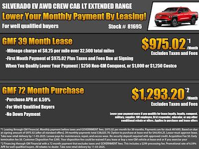New 2026 Chevrolet Silverado EV LT Crew Cab 4WD Pickup for sale #81695 - photo 2