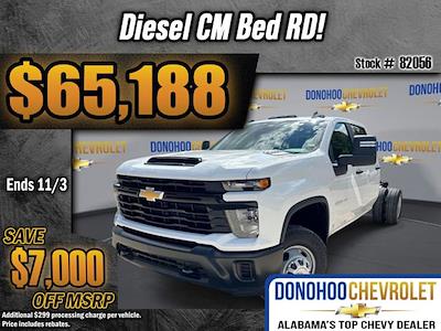 New 2026 Chevrolet Silverado 3500 Work Truck Crew Cab 4WD 9' 4" CM Truck Beds Steel Flatbed Truck with Gooseneck Hitch for sale #82056 - photo 1