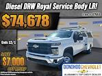 New 2025 Chevrolet Silverado 3500 Crew Cab 4WD Royal 40-VDO-108XP 9' Service Truck for sale #82640 - photo 1