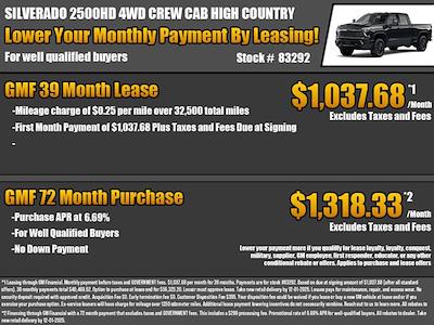 New 2026 Chevrolet Silverado 2500 High Country Crew Cab for sale #83292 - photo 2