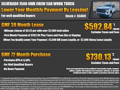 New 2026 Chevrolet Silverado 1500 Work Truck Crew Cab for sale #83469 - photo 2