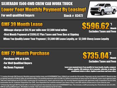 New 2026 Chevrolet Silverado 1500 Work Truck Crew Cab for sale #83472 - photo 2