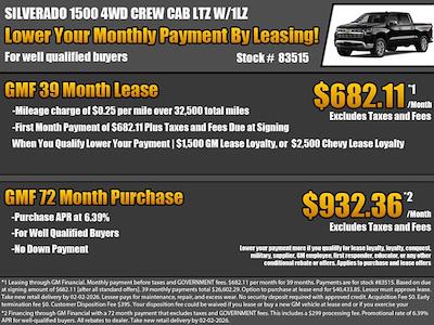 New 2026 Chevrolet Silverado 1500 LTZ Crew Cab for sale #83515 - photo 2