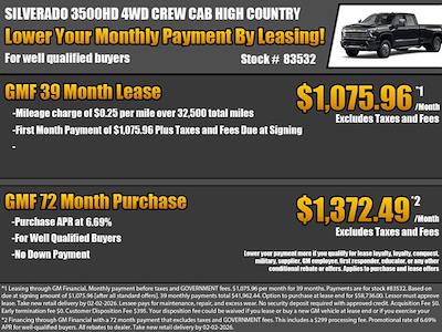 New 2026 Chevrolet Silverado 3500 High Country Crew Cab for sale #83532 - photo 2