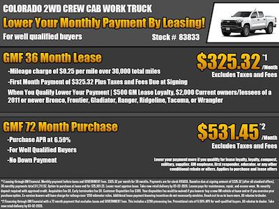 New 2026 Chevrolet Colorado Work Truck Crew Cab for sale #83833 - photo 2