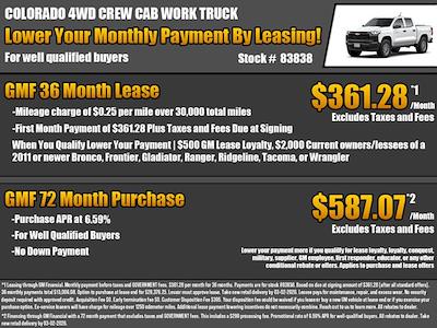 New 2026 Chevrolet Colorado Work Truck Crew Cab for sale #83838 - photo 2