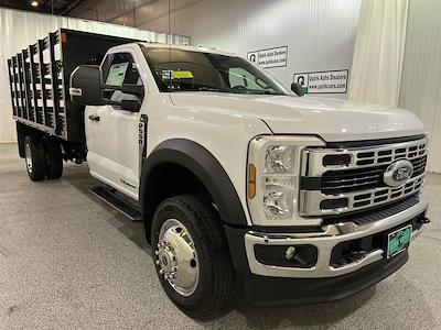 New 2024 Ford F-550 Regular Cab 4x4 14' SH Truck Bodies Stake Bed for sale #F211944 - photo 1