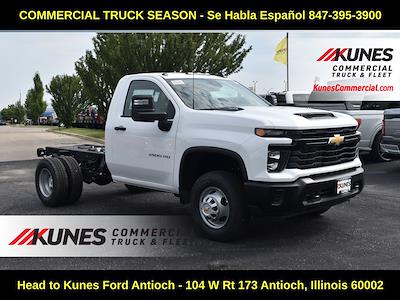 2024 Chevrolet Silverado 3500 Regular Cab 4x4, Cab Chassis for sale #04X636 - photo 1