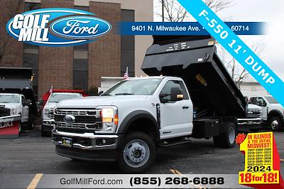 2023 Ford F-550 Regular Cab DRW 4WD, Monroe MTE-ZEE Dump Truck