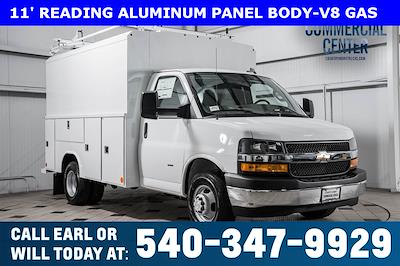 New 2024 Chevrolet Express 3500 Work Van Regular Cab RWD 11' Reading Service Utility Van for sale #55285 - photo 1