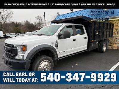Used 2021 Ford F-450 Crew Cab Landscape Dump for sale #T4668 - photo 1