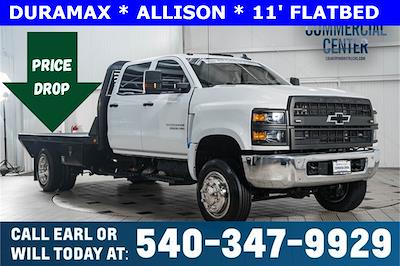 2021 Chevrolet Silverado 5500 Crew Cab DRW 4x4 Flatbed Truck for sale #T4370 - photo 1
