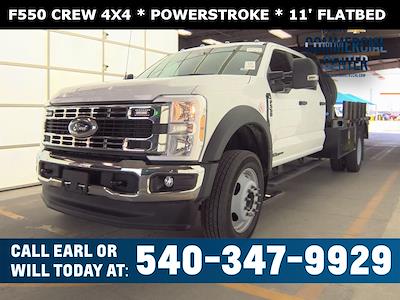2024 Ford F-550 Crew Cab DRW 4WD Flatbed Truck for sale #T4630 - photo 1