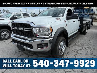 Used 2024 Ram 5500 Crew Cab Flatbed Truck for sale #T4655 - photo 1