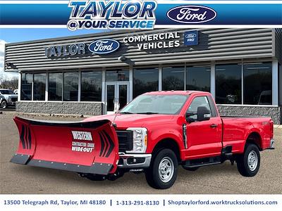 2023 Ford F-350 Regular Cab SRW 4WD, Western Snowplow Plow Truck for sale #PED92625 - photo 1