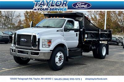 2025 Ford F-650 Regular Cab DRW RWD, Rugby Contractor Dump Body Dump Truck for sale #SDF05566 - photo 1