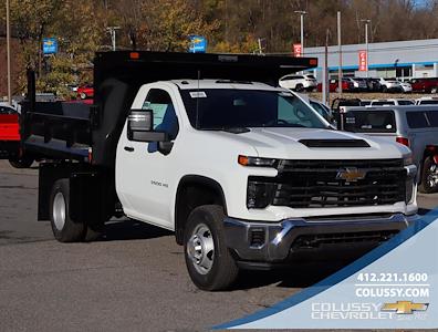 New 2025 Chevrolet Silverado 3500 Work Truck Regular Cab 4WD 9' 3" SH Truck Bodies Dump Truck for sale #N3424 - photo 1