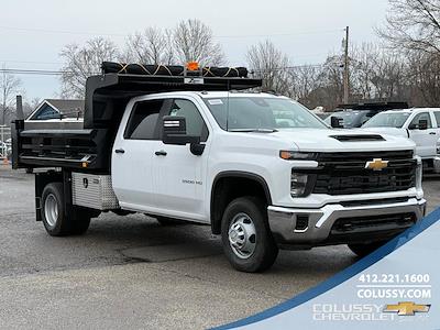 New 2025 Chevrolet Silverado 3500 Work Truck Crew Cab 4WD 9' 7" Rugby Dump Truck for sale #N3562 - photo 1