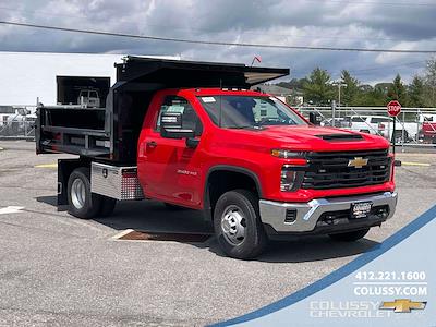 New 2025 Chevrolet Silverado 3500 Regular Cab 4WD 9' Crysteel Steel Dump Truck for sale #N3681 - photo 1