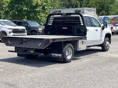 New 2025 Chevrolet Silverado 3500 Work Truck Crew Cab 4WD 9' 6" Blue Ridge Manufacturing Steel Flatbed Truck for sale #N3689 - photo 2