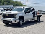 New 2025 Chevrolet Silverado 3500 Work Truck Crew Cab 4WD 9' 6" Blue Ridge Manufacturing Steel Flatbed Truck for sale #N3689 - photo 4