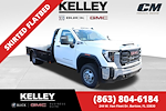 New 2025 GMC Sierra 3500 Pro Regular Cab 4x4 11' 4" CM Truck Beds Steel Flatbed Truck for sale #F251120 - photo 1