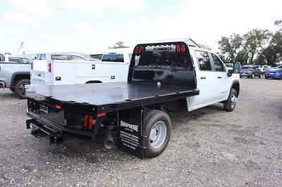 New 2025 GMC Sierra 3500 Pro Crew Cab 4x4 9' 6" Knapheide Steel Flatbed Truck with Gooseneck Hitch for sale #F251162 - photo 2