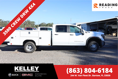 New 2025 GMC Sierra 3500 Crew Cab 4x4 Reading SLU108-DW 9' Service Truck for sale #F25225 - photo 1