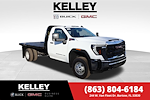 New 2025 GMC Sierra 3500 Pro Regular Cab 4x4 11' 6" Knapheide Steel Flatbed Truck with Gooseneck Hitch for sale #F25249 - photo 1