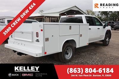 New 2025 GMC Sierra 3500 Crew Cab 4x4 Reading SLU108-DW 9' Service Truck for sale #F25266 - photo 2