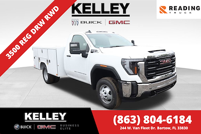 New 2025 GMC Sierra 3500 Regular Cab Reading SLU108-DW 9' Service Truck for sale #F25355 - photo 1