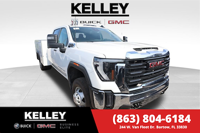 New 2025 GMC Sierra 3500 Crew Cab 4x4 Monroe Truck Equipment 108" Steel ServicePro 9' Service Truck for sale #F25636 - photo 1