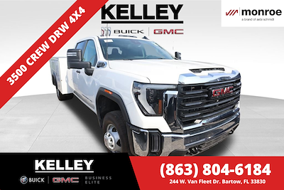 New 2025 GMC Sierra 3500 Crew Cab 4x4 Monroe Truck Equipment 108" Steel ServicePro 9' Service Truck for sale #F25636 - photo 1