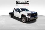 New 2024 GMC Sierra 3500 Pro Crew Cab 4x4 8' 9" Knapheide Steel Flatbed Truck with Gooseneck Hitch for sale #F25673 - photo 3