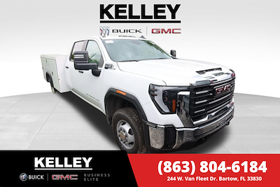 New 2025 GMC Sierra 3500 Crew Cab 4x4 Monroe Truck Equipment 108" Steel ServicePro 9' Service Truck for sale #F25676 - photo 1