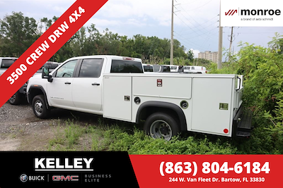 New 2025 GMC Sierra 3500 Crew Cab 4x4 Monroe Truck Equipment 108" Steel ServicePro 9' Service Truck for sale #F25676 - photo 2
