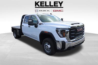 New 2024 GMC Sierra 3500 Pro Crew Cab 4x4 8' 9" Knapheide Steel Flatbed Truck for sale #F25726 - photo 1
