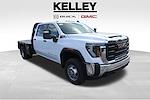 New 2024 GMC Sierra 3500 Pro Crew Cab 4x4 8' 9" Knapheide Steel Flatbed Truck for sale #F25726 - photo 1