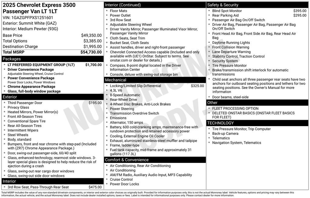 Used 2025 Chevrolet Express 3500 - photo 7