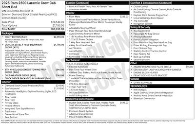 2025 Ram 2500 Mega Cab 4x4 Pickup for sale #6772AV - photo 2