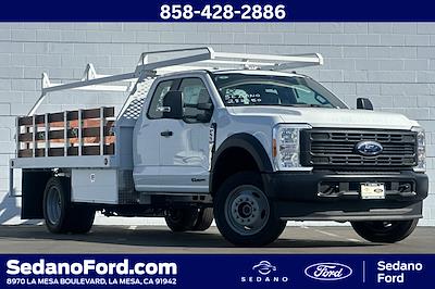 2023 Ford F-550 Super Cab DRW 4x4, Scelzi WFB Stake Bed for sale #PED25211 - photo 1