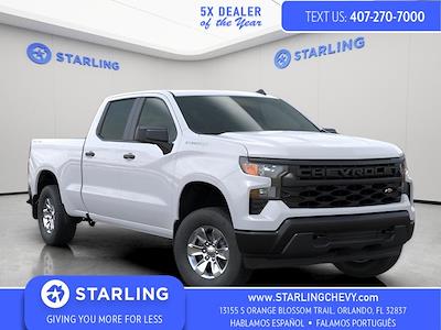 New 2024 Chevrolet Silverado 1500 Work Truck Crew Cab 4x4 Pickup for sale #RG253824 - photo 1