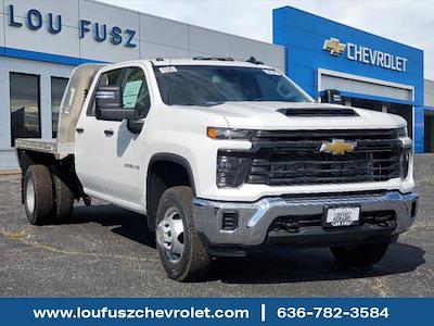 New 2024 Chevrolet Silverado 3500 WT DRW Crew Cab 4WD Flatbed Truck for sale #CF241456 - photo 1