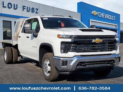 New 2024 Chevrolet Silverado 3500 WT DRW Crew Cab 4WD Flatbed Truck for sale #CF241489 - photo 1