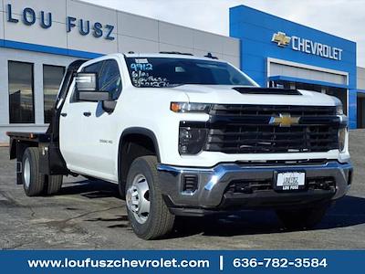 New 2024 Chevrolet Silverado 3500 Work Truck Crew Cab 4WD Flatbed Truck for sale #CF241543 - photo 1