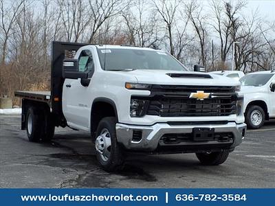 New 2025 Chevrolet Silverado 3500 Work Truck Regular Cab 4WD Flatbed Truck for sale #CF251552 - photo 1