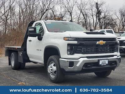 New 2025 Chevrolet Silverado 3500 Work Truck Regular Cab 4WD Flatbed Truck for sale #CF251564 - photo 1