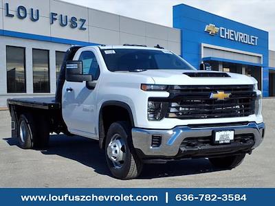 New 2025 Chevrolet Silverado 3500 Work Truck Regular Cab 4WD Flatbed Truck for sale #CF251639 - photo 1